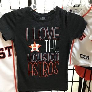 Houston Astros Girls t-shirt. Size M 7/8